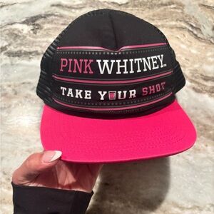 Pink Whitney Black and Pink Cap